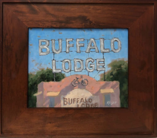 Click to view detail for Buffalo Lodge 8x10 $450
